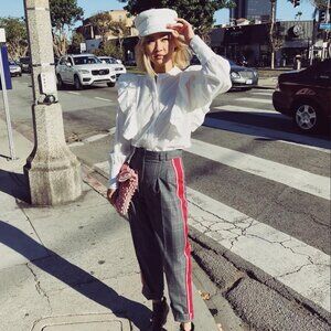 Tara Jarmon Plaid Pants